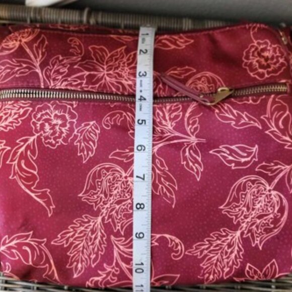 Crossbody Bag Purse Bohemian Multi-Pocket Floral - Picture 5 of 10